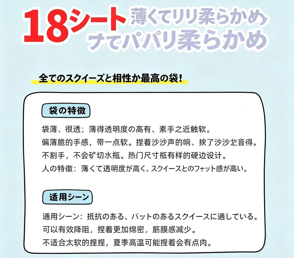 （注文に従って発送のみ）18糸薄く脆い硬質、20油高透過性白光薄く脆いPVCジッパー袋、夏用で最も脆いバッチ